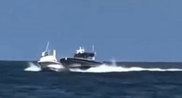 Border agents shoot out boat engines to stop smugglers