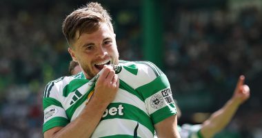 Celtic 1 St Mirren 1: Forrest comes off bench to find net for 16th season in a row and get his fairytale finish