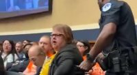 Chaos in Congress as HIV-positive disabled woman is wheeled out after wild Trump health policy meltdown