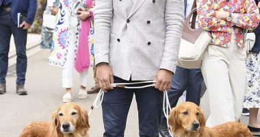 James Middleton was in attendance for the annual Chelsea Flower Show opening day at the Chelsea Hospital, west London