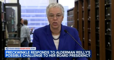 Cook County Board President Toni Preckwinkle unconcerned about potential primary challenge from Chicago Alderman Brendan Reilly