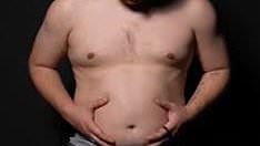 Couch potato turns into body-builder in one year with punishing gym regime... it's not just his body that's transformed