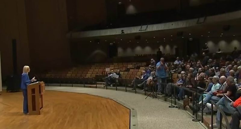 Crowd turns on pro-Trump congresswoman during town hall