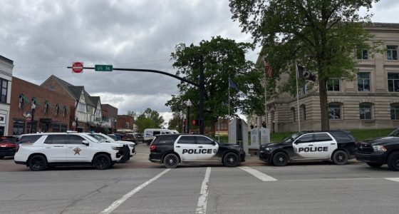 Armed man shot and killed by deputy outside Indiana courthouse ...