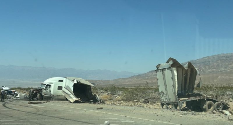 Driver killed after truck hits historic building in Death Valley National Park