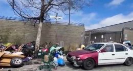 Fire risks spark as homeless people steal power from poles