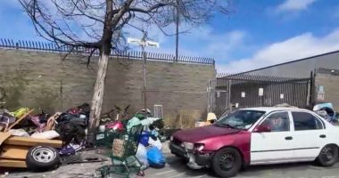 Fire risks spark as homeless people steal power from poles