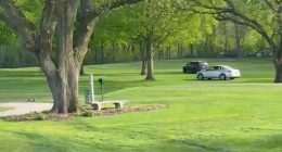 Golfer in ICU after being hit at 5th hole by person 'driving erratically'