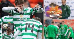 Hopefully THAT transfer fee doesn't seem so big now that I'm helping Celtic win titles and trophies, says Arne Engels