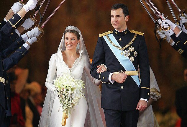 Queen Letizia and King Felipe VI of Spain are celebrating their 21st wedding anniversary today