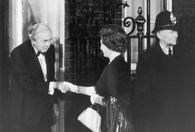 Harold Wilson greets the Queen outside No.10 in 1976. Despite the stark differences between the two, Wilson and the Queen devolved a close friendship which led Elizabeth to bestow upon Wilson the honour of being her favourite Prime Minister