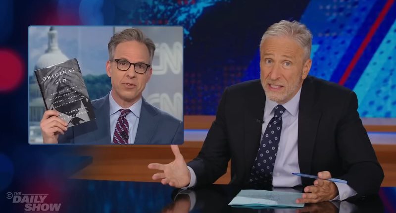Jon Stewart mocks CNN for cashing in on Biden cancer diagnosis