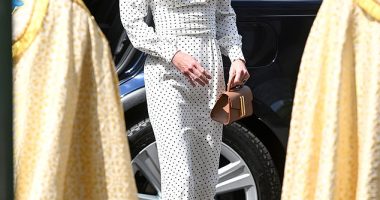 Princess Catherine of Wales donned a pair of earrings that once belonged Diana, Princess of Wales at today’s VE Day service