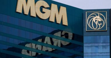 FILE - The exterior of the MGM Grand hotel-casino is pictured on Sept. 20, 2023, in Las Vegas. The Las Vegas hotel workers union reached a deal with MGM Resorts International, the largest employer on the Las Vegas Strip, on the heels of its breakthrough agreement with Caesars Entertainment. The Culinary Workers Union announced the tentative 5-year agreement Thursday, Nov. 9 (AP Photo/Ty ONeil, File)