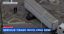 Montgomery crash involving semi truck kills Jason Messick of Oswego at Route 31, Caterpillar Drive: police