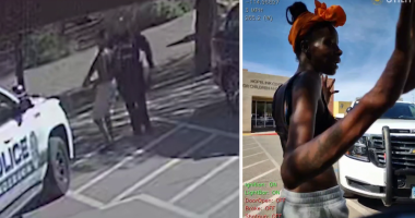 Nevada police sergeant caught on video hitting a woman