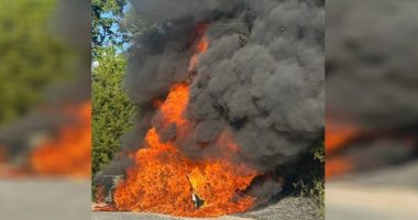 Oklahoma men rush toward burning truck to save lives