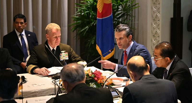 Pentagon chief Hegseth says U.S. ready to 'fight and win' against China