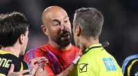 Pepe Reina, 42, endures NIGHTMARE end to his career - as Liverpool legend and World Cup winner is sent off in final game before retirement