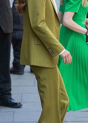 The Princess of Wales made a sartorial statement as she arrived at the British Fashion Council in London to present the Queen Elizabeth II Award for British Design