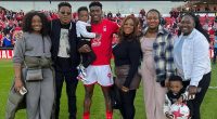 Premier League striker in an induced coma: Devout Christian Taiwo Awoniyi rose from poverty in Nigeria alongside childhood sweetheart - but now has family praying for him after smashing into a goalpost