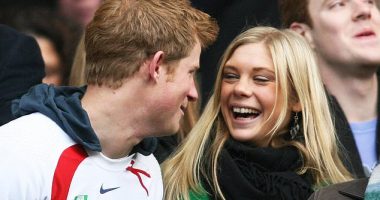Zimbabwean businesswoman Chelsy Davy had an on-off relationship with Prince Harry between 2004 to mid-2010. They are pictured in November 2008 before the South Africa and England game at Twickenham