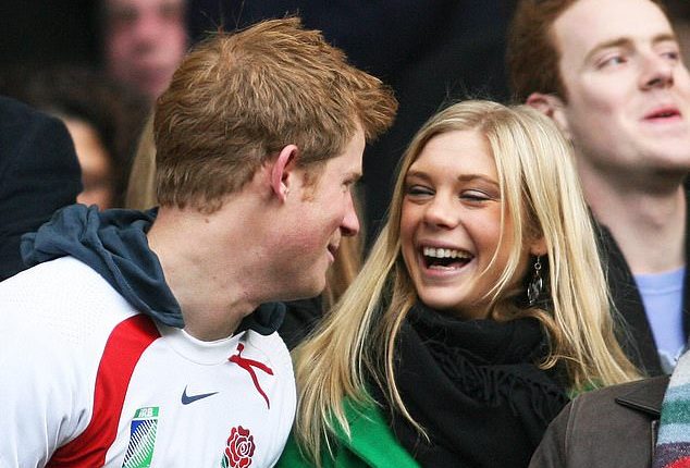 Zimbabwean businesswoman Chelsy Davy had an on-off relationship with Prince Harry between 2004 to mid-2010. They are pictured in November 2008 before the South Africa and England game at Twickenham