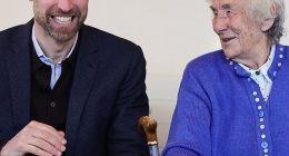 The Prince of Wales, 42, met Christina, who he calls Chris for short, at the Deidre Knight Centre, an adult day care centre in Angus