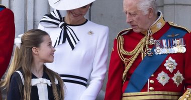 The King has a 'very nice relationship' with his granddaughter Princess Charlotte (pictured alongside the Princess of Wales in London in 2024), a royal expert has suggested