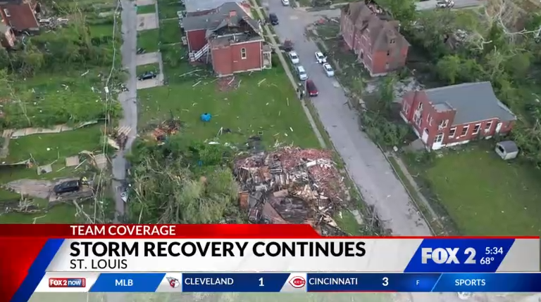 Recovery efforts continue in St. Louis after widespread tornado damage