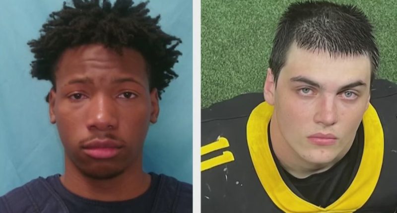 Karmelo Anthony and Austin Metcalf are pictured.