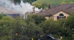 Small plane crashes into Los Angeles-area neighborhood, killing 1 person