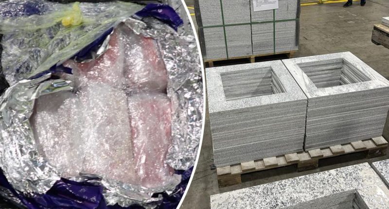 Sydney man charged after 215kg of meth allegedly imported inside tiles