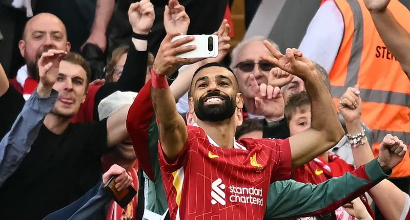 The real reason why Mohamed Salah's selfie celebration might not be as spontaneous as first thought