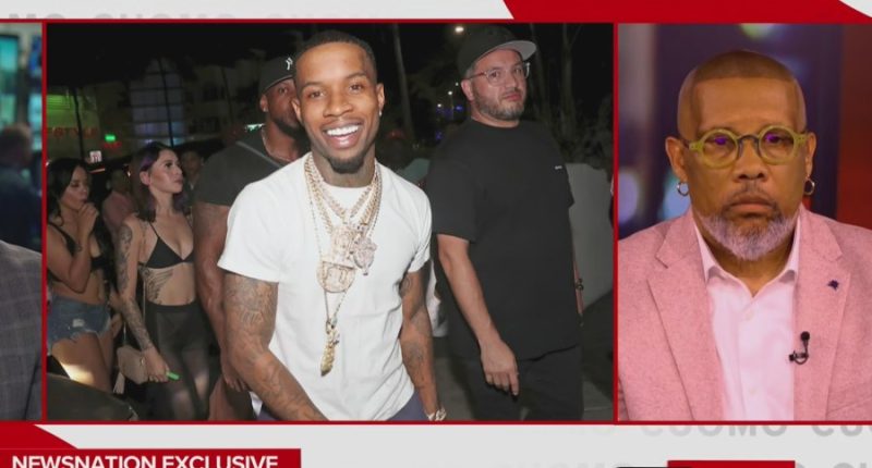 Tory Lanez being moved to new prison after stabbing, father says