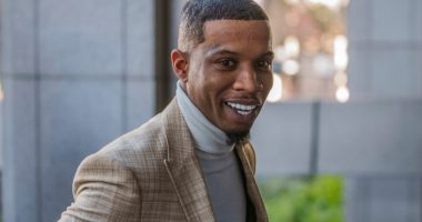 Singer Tory Lanez returns to the Clara Shortridge Foltz Criminal Justice Center for his trial, Dec. 13, 2022, in Los Angeles. (AP Photo/Damian Dovarganes, File)