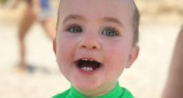 Tot diagnosed with cancer after parents spotted strange 'white glow' in one eye