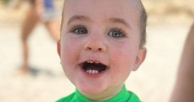 Tot diagnosed with cancer after parents spotted strange 'white glow' in one eye