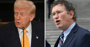 Trump lashes out on Thomas Massie, calls him a 'grandstander'