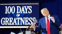 Trump marks 100 days with Michigan rally