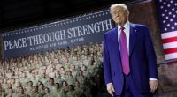 Trump visits US troops at Al Udeid Air Base in Qatar