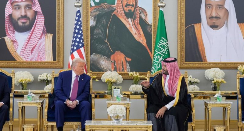 Trump's Middle East trip begins with visit to Saudi royal court