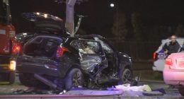 Two fighting for life after crash involving stolen car in Melbourne