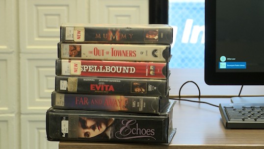 VHS tapes returned to Iowa public library after two decades