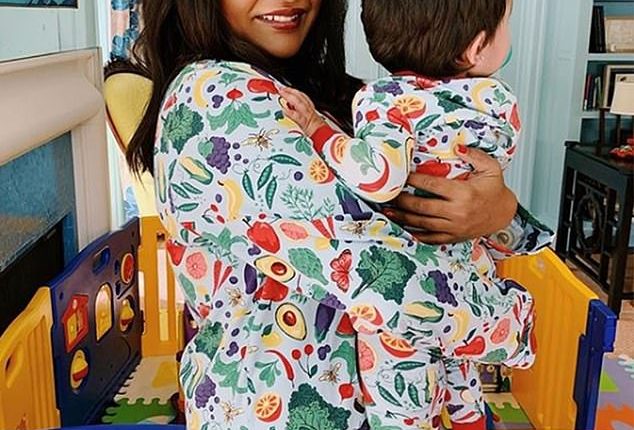Mother-of-three Mindy Kaling (pictured) is mother to daughter Katherine, who was born in 2017