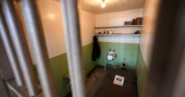 A view of a prison cell