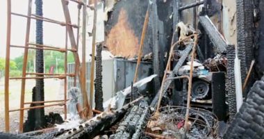 ‘A safe place for my disabled son:’ Family of 6 appeals for help after Lake County fire destroys home