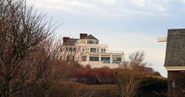 Holiday House, a historic beach mansion in Watch Hill, Rhode Island.