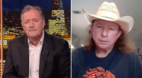 Piers Morgan interviewing the grieving father of Epstein sex-trafficking victim Virginia Giuffre.