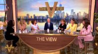 Screenshot of President Biden appearing on The View.